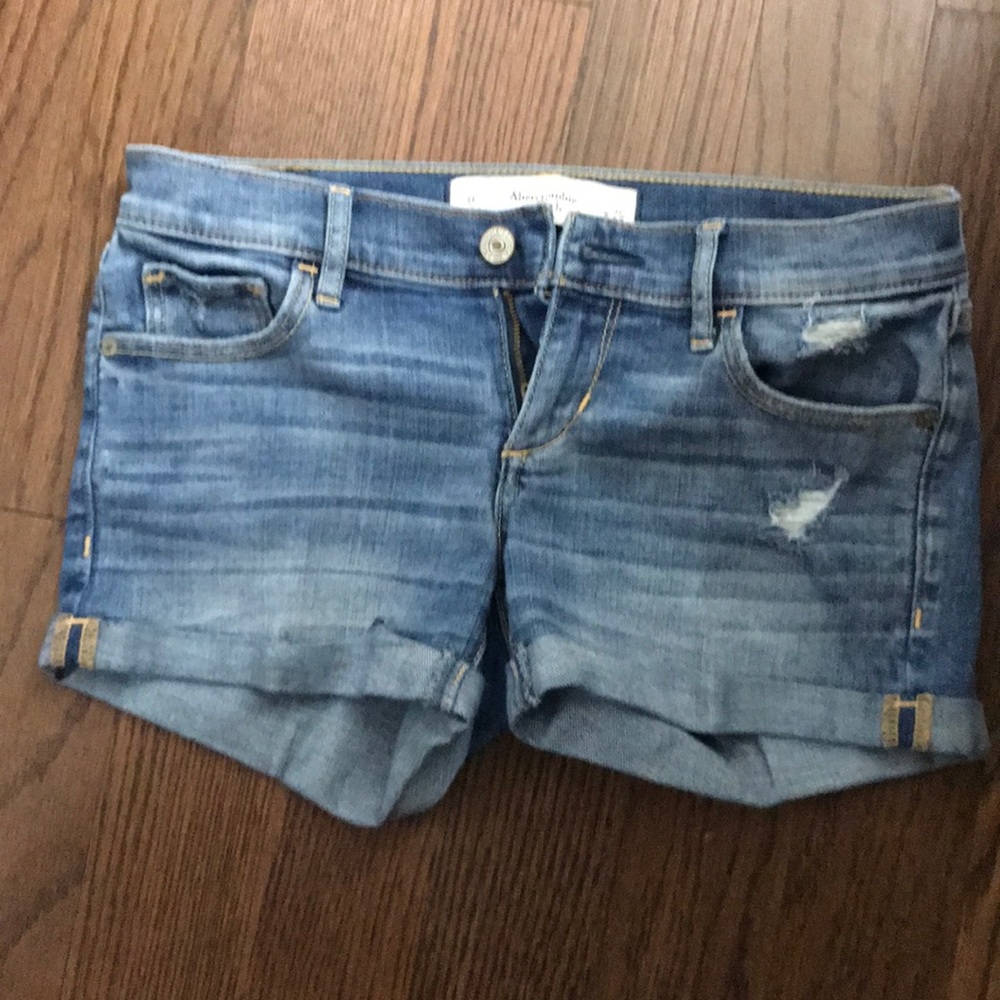 Abercrombie Jean Shorts Size- 0